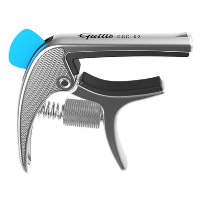 Guitto GGC-02 Revolver Capo Silver