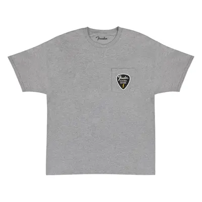 Fender Pick Patch Pocket Tee Athletic Gray S