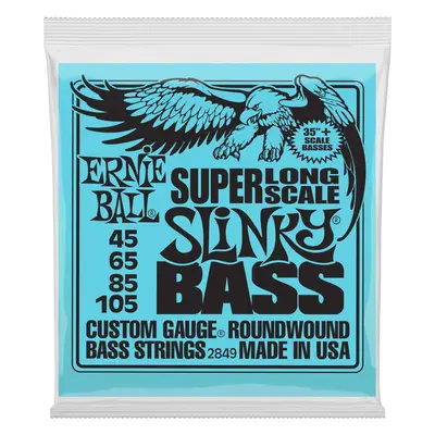 Ernie Ball 2849 Slinky Nickel Wound Super Long Scale Electric Bass 45