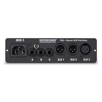 Rockboard MOD 3 V2 - All-in-One TRS & XLR Patchbay for Vocalists & Aco