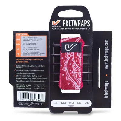 Gruvgear FretWraps Bandana Red Medium