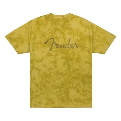 Fender Spaghetti Logo Tie-Dye T-Shirt Mustard M (rozbalené)