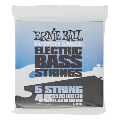 Ernie Ball 2810 5-String Flats Flatwound Electric Bass 45-130