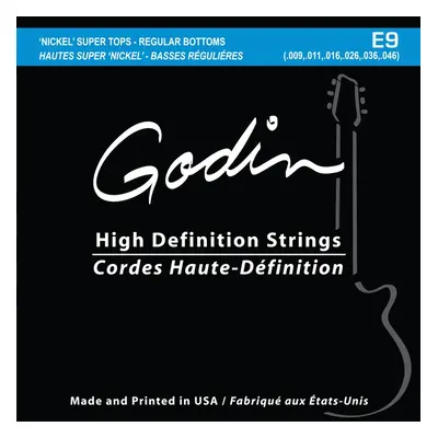 Godin E-9 Electric High-Definition Strings