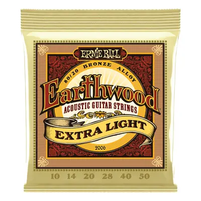 Ernie Ball 2006 Earthwood 80/20 Bronze Extra Light