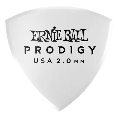 Ernie Ball Prodigy Picks 2.0 White Large Shield