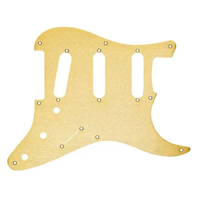 Fender Pickguard, Stratocaster S/S/S, 8-Hole Mount, Gold Anodized Alum