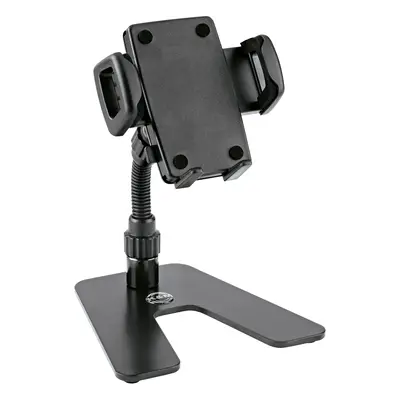 K&M 19746 Desktop smartphone stand black