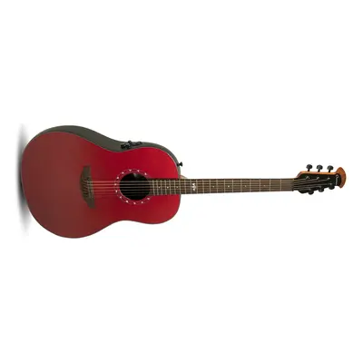 Ovation Pro Series Ultra Mid-Depth Non-Cutaway Vampira Red