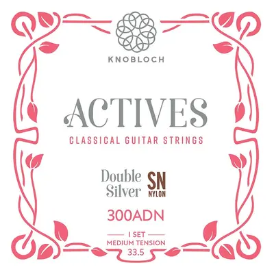 Knobloch ACTIVES Double Silver SN Nylon Medium Tension 33.5