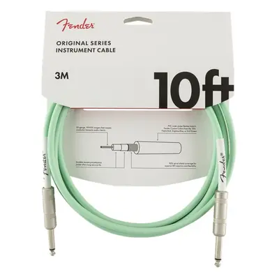 Fender Original Series 10' Instrument Cable Surf Green