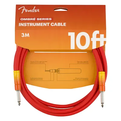 Fender Ombré Instrument Cable 10' Tequila Sunrise