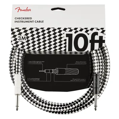 Fender Professional 10' Instrument Cable Checkerboard