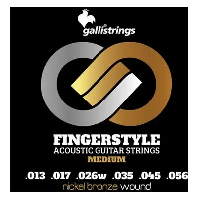 Galli GFS1256 Fingerstyle Nickel Bronze Medium Light