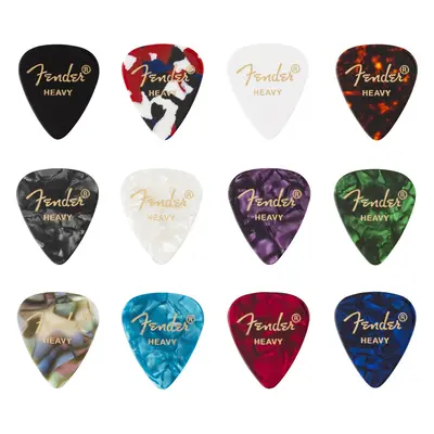 Fender 351 Celluloid Picks Medley Heavy