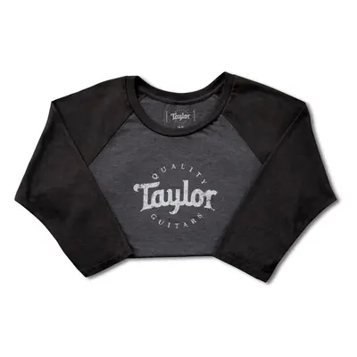 Taylor Ladies Baseball T Grey Blk Forrest/Grey Frost XL