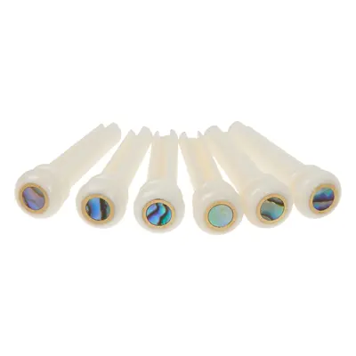 Razzor Bridge Pins Bone & Abalone