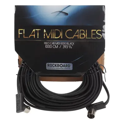 Rockboard Flat MIDI Cable Black 1000 cm