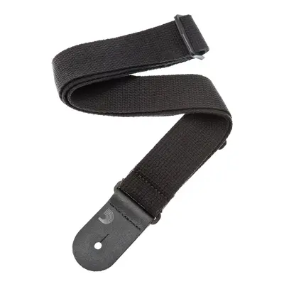 D'Addario Cotton Guitar Strap Black