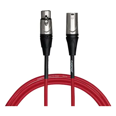 Cascha Advanced Line Mic Cable Red 9m