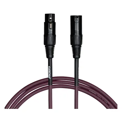 Cascha Standard Line Mic Cable Purple 6m