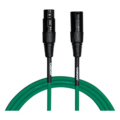 Cascha Standard Line Mic Cable Green 2m