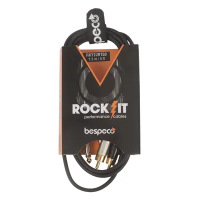 Bespeco ROCKIT Interlink Cable 2x RCA - 2x Jack Mono 1,5 m