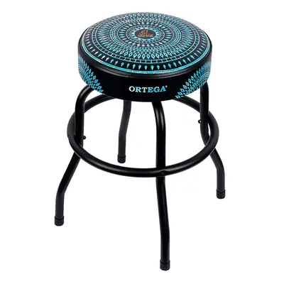 Ortega Bar Stool 24" Blue Kaleidoscope