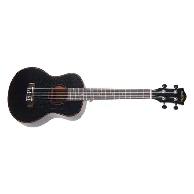 Cascha HH 2305 Premium Mahogany Ukulele Set Black