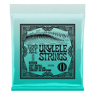 Ernie Ball Ukulele Strings Black Nylon