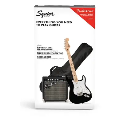 Fender Squier Sonic Stratocaster Pack BLK 10G