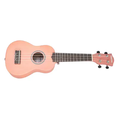 Cascha HH 3968 Soprano Ukulele Pink Set