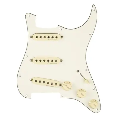 Fender Pre-Wired Pickguard, Strat SSS H NSLS WBW