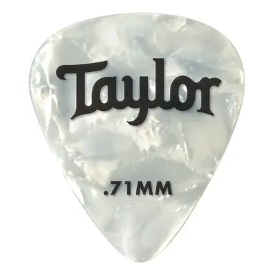 Taylor Celluloid Picks 0.71 White Pearl