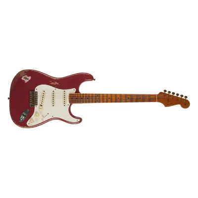 Fender Custom Shop 57 Stratocaster Heavy Relic Faded Aged Cimarron Red