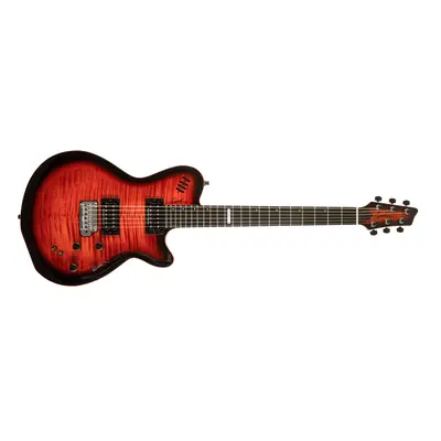 Godin LGXT SA Cognac Burst Flame AA