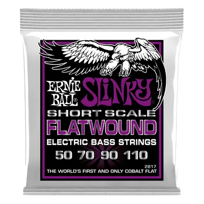 Ernie Ball 2817 Power Slinky Flatwound Short Scale 50-110