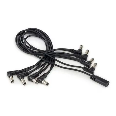 Rockboard Flat Daisy Chain Cable - 8 Outputs, Angled