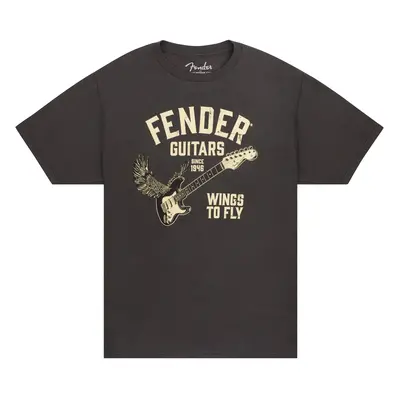 Fender Wings To Fly T-Shirt Vintage Black S