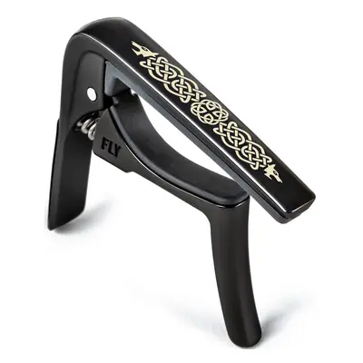 Dunlop Trigger Fly Capo Celtic Knot Edition Curved Black