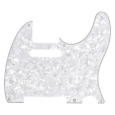 Fender Pickguard, Telecaster, 8-Hole Mount, White Pearl, 4-Ply