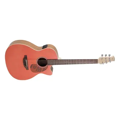 Applause Jump OM Cutaway Electro Peach