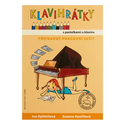 KN Klavihrátky - s pastelkami u klavíru - přípravný pracovní sešit