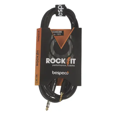 Bespeco ROCKIT Stereo Cable Jack 3,5 TRS - Jack TRS 3 m