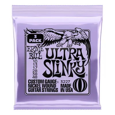 Ernie Ball 3227 Nickel Wound Ultra Slinky 3 Pack