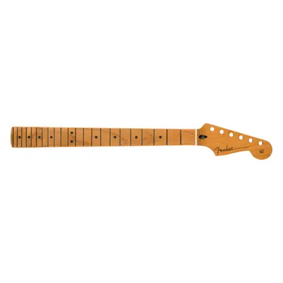 Fender Satin Roasted Maple Stratocaster Neck, Maple, Flat Oval Shape