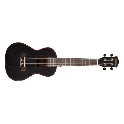 Cascha HH 2300 Premium Mahogany Ukulele Set Black