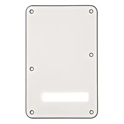 Fender Stratocaster Backplate White (W/B/W), 3-Ply