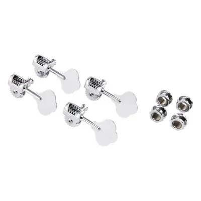 Fender Deluxe Bass Tuners with Fluted-Shafts (4) Chrome