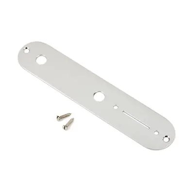 Fender Vintage Telecaster Control Plate, 2-Hole, Chrome